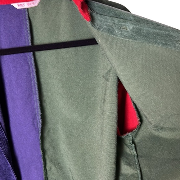 Oversized Corduroy women shirt ,PTP 22” women Colorblock ,colorful S/ M/ - Picture 13 of 14